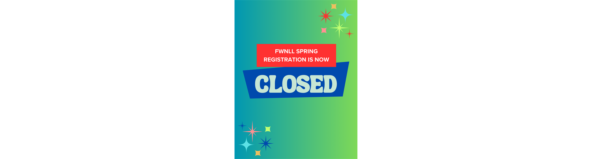 REGISTRATION CLOSED